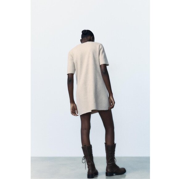 New Zara Short Soft Dress Size Small - Picture 5 of 9
